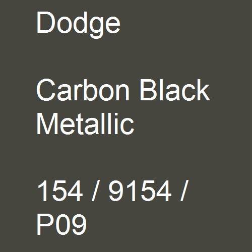 Dodge, Carbon Black Metallic, 154 / 9154 / P09.